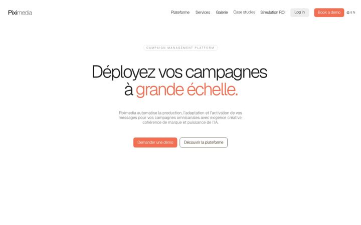 Screenshot of piximedia.com