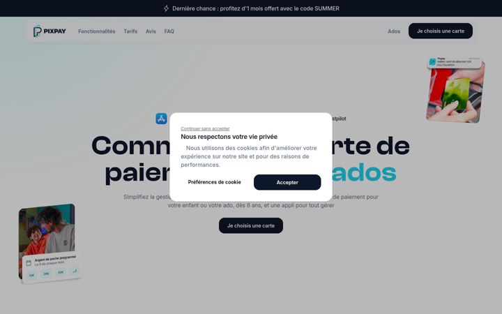 Zrzut ekranu pixpay.fr