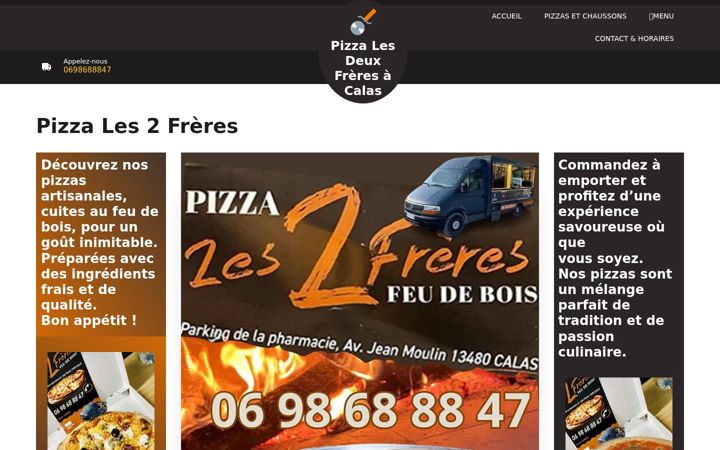 Screenshot of pizza-lesdeuxfreres.fr