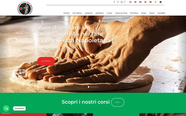 Screenshot of pizzanapoletana.org