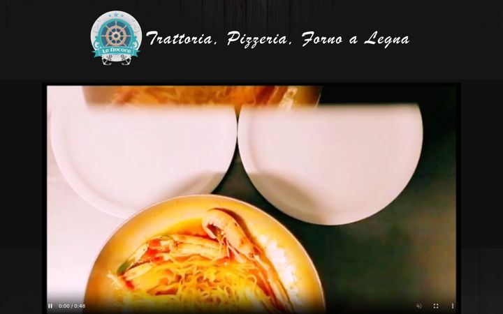 Screenshot von pizzerialeancore.com