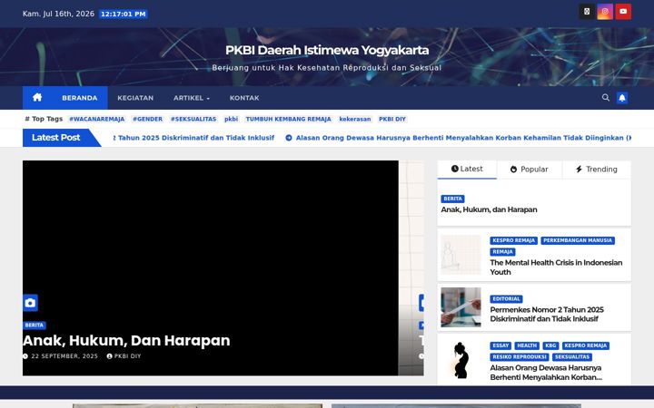 Screenshot ta' pkbi-diy.info