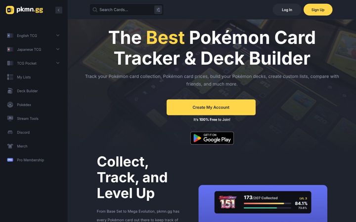 Screenshot of pkmn.gg