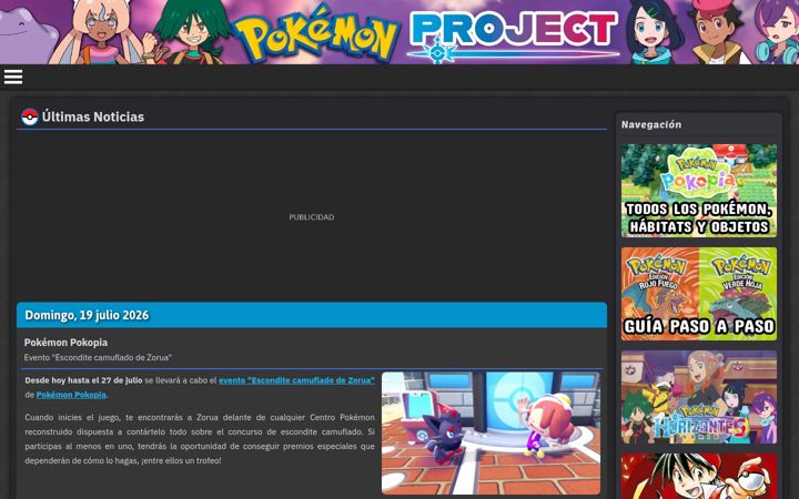 Screenshot of pkproject.net
