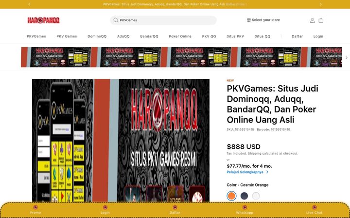 Screenshot of pkv-games.io