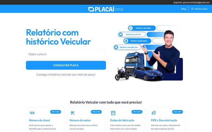 Screenshot of placai.com