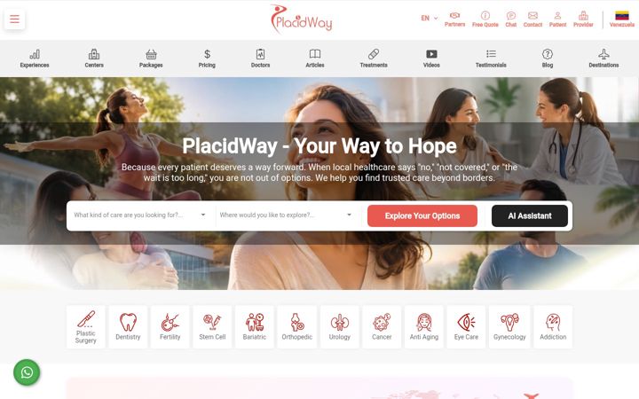 Screenshot of placidway.com