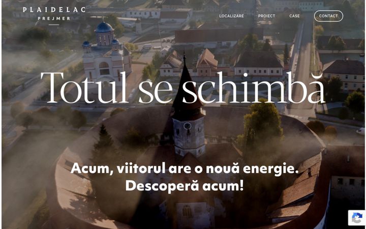 Screenshot of plaidelac.ro