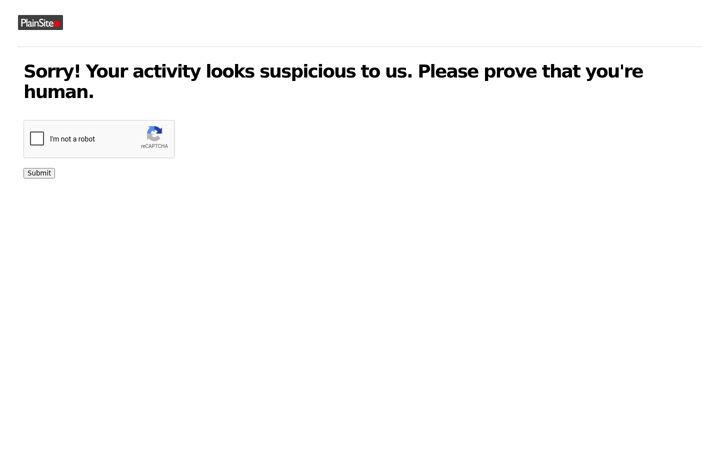 Screenshot of plainsite.law