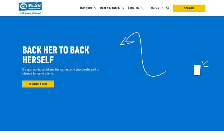 Screenshot of plan-uk.org