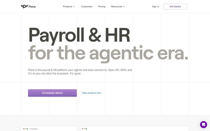 Screenshot of plane.com