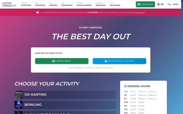 Ekrānuzņēmums no planet-awesome.com