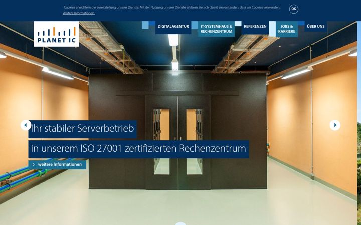 Screenshot of planet-ic.de