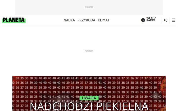 Screenshot von planeta.pl
