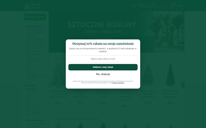 Screenshot of planetachoinek.pl