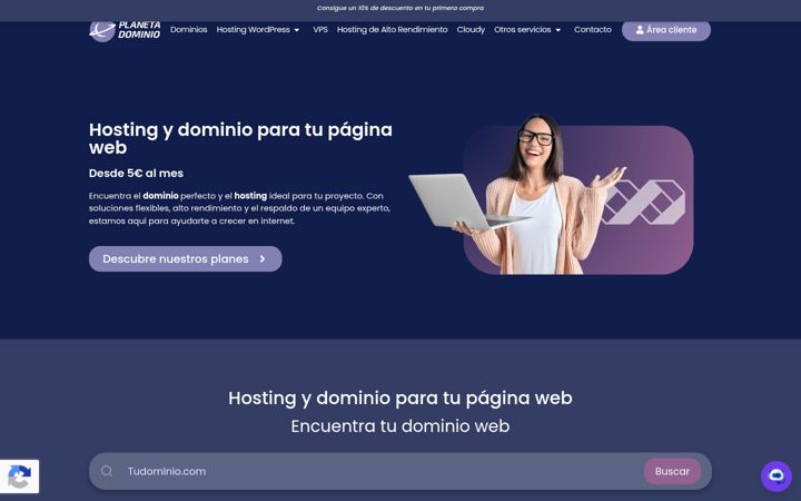 Screenshot of planetadominio.net