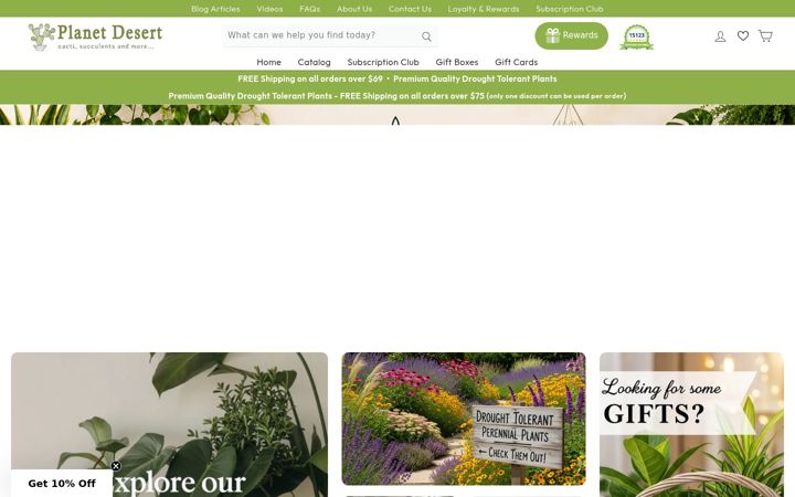 Screenshot of planetdesert.com