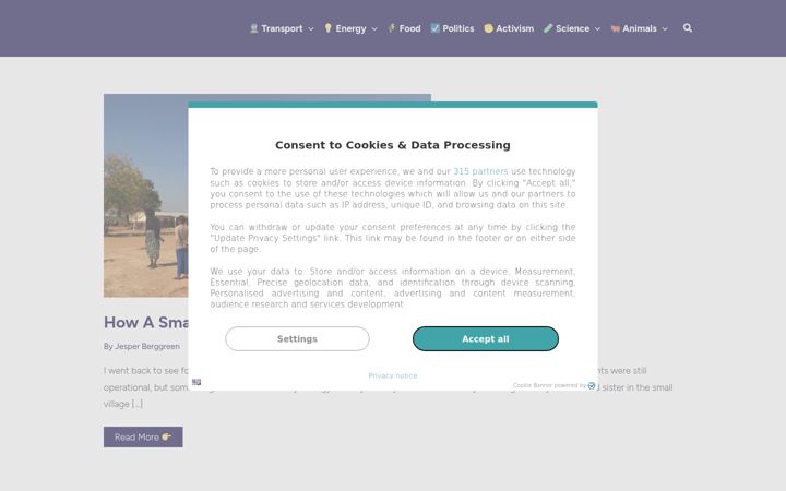 Screenshot of planetsave.com