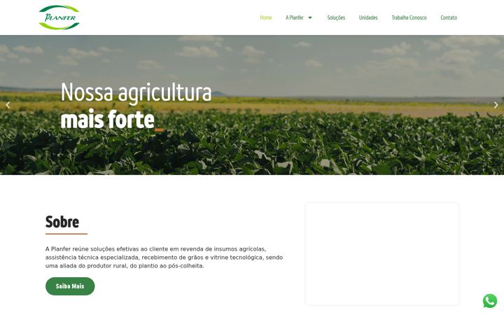 Screenshot of planfer.com.br