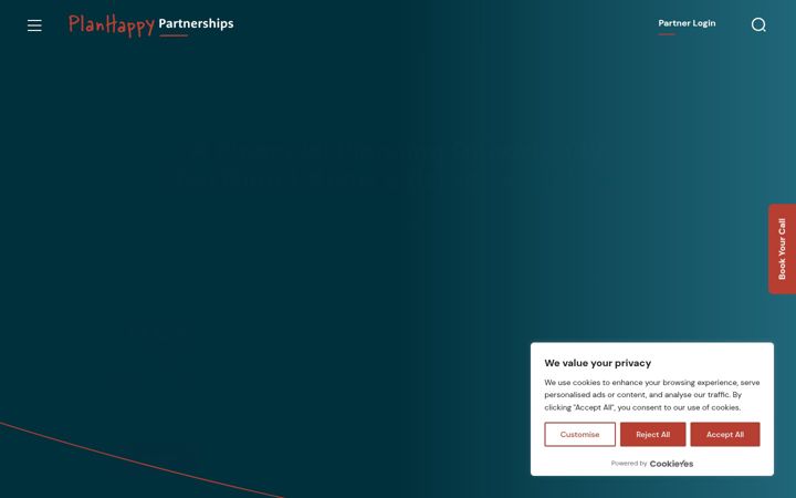 Screenshot of planhappy.co.uk