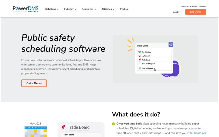 Screenshot of planitschedule.com