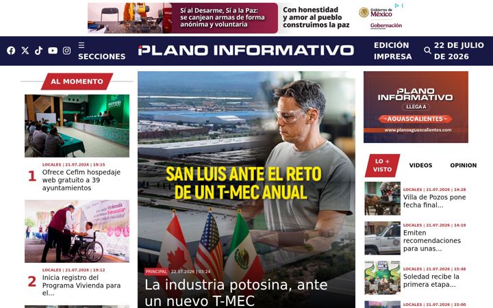 Screenshot of planoinformativo.com
