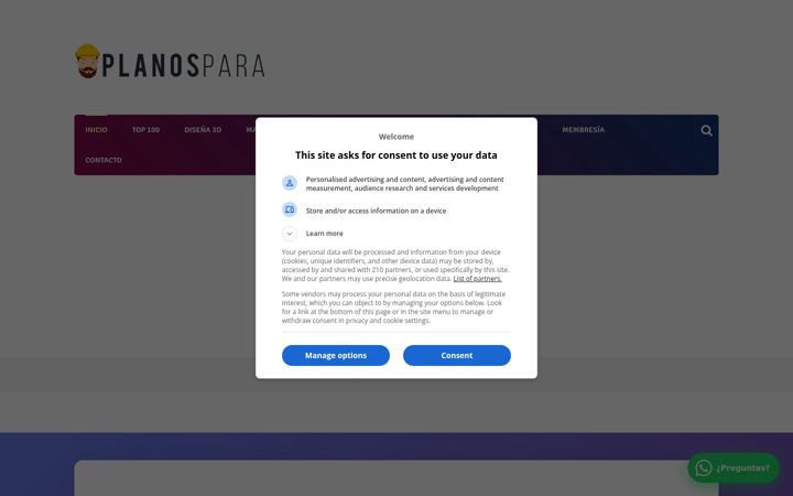 Screenshot of planospara.com