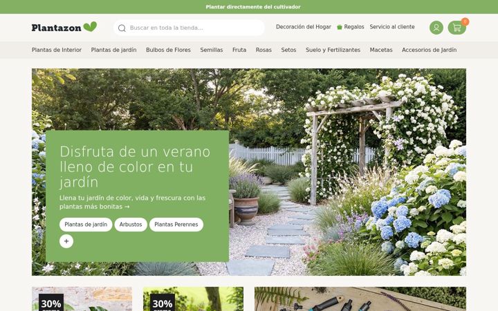 Screenshot of plantazon.es