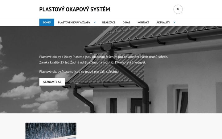 Skärmbild av plast-okapy.cz
