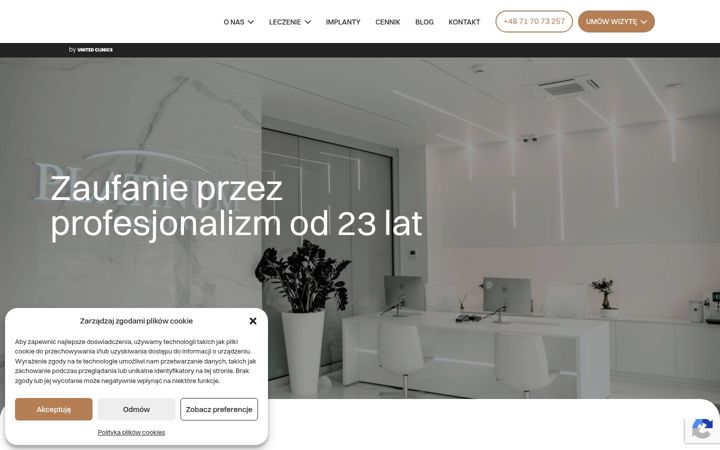 Ekraanipilt saidist platinum-klinika.com