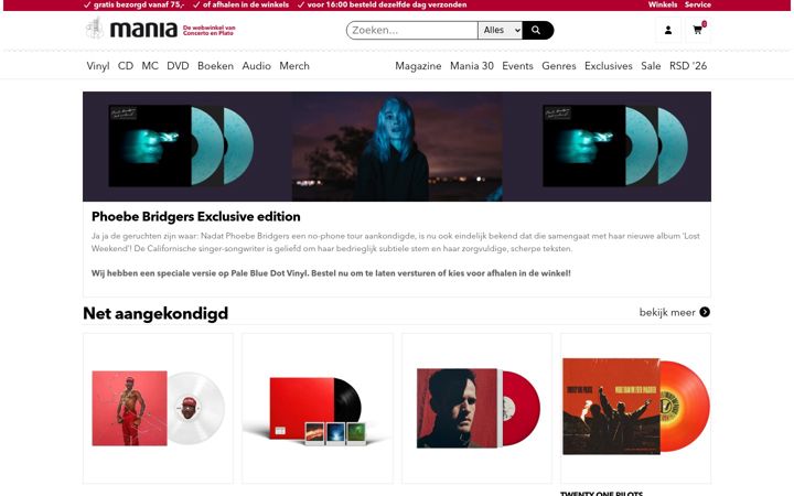 Screenshot of platomania.nl