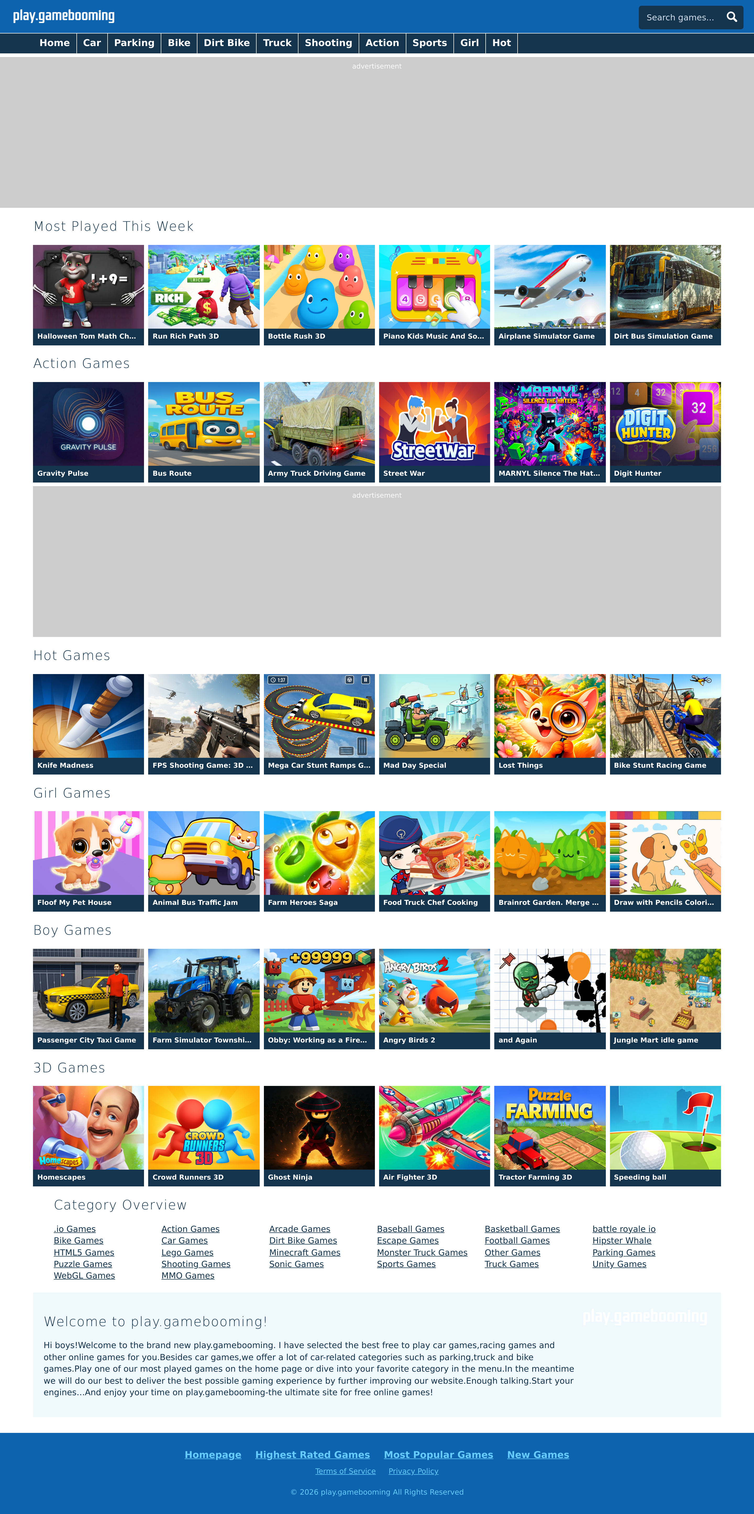 Screenshot of play.gamebooming.com