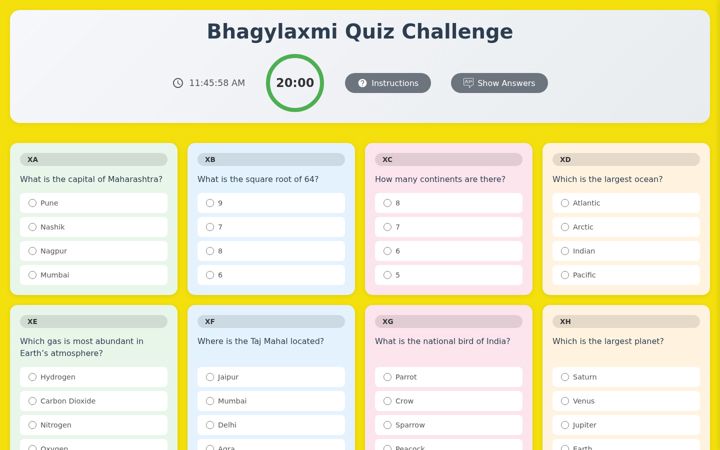 Screenshot of playbhaagyalaxmi.org