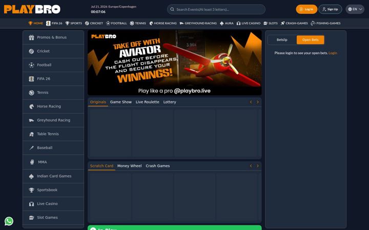 Screenshot of playbro.live