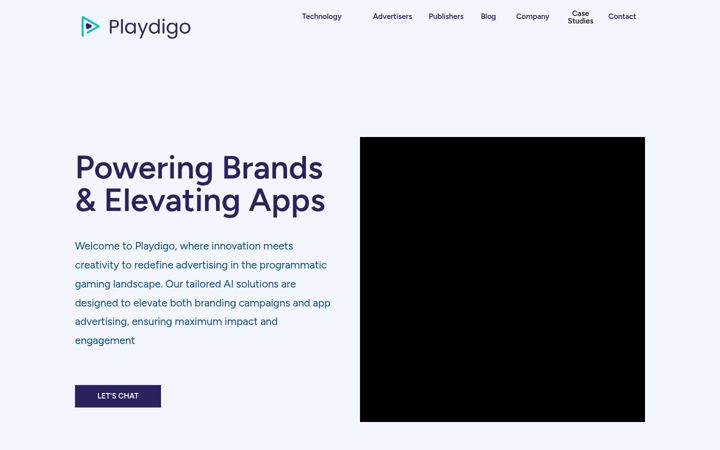 Kuvakaappaus sivustosta playdigo.com