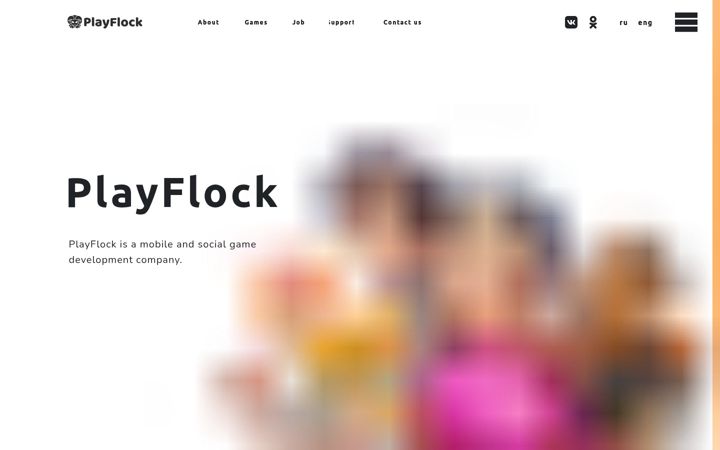 Screenshot of playflock.com