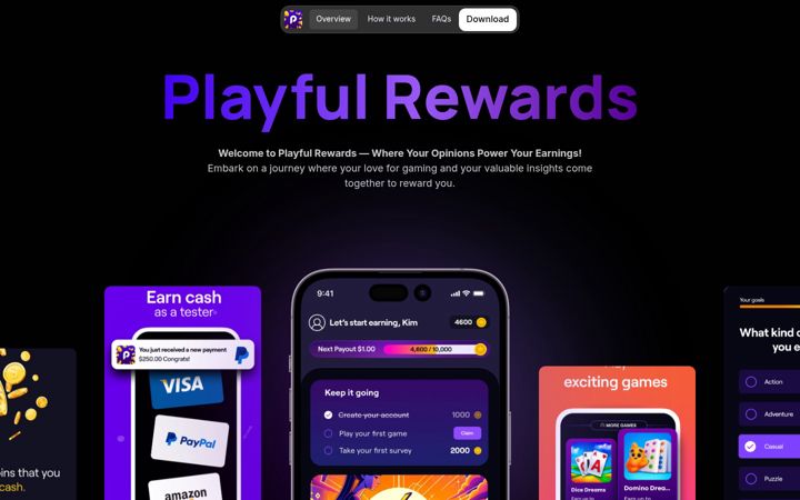 Screenshot of playfulrewards.com