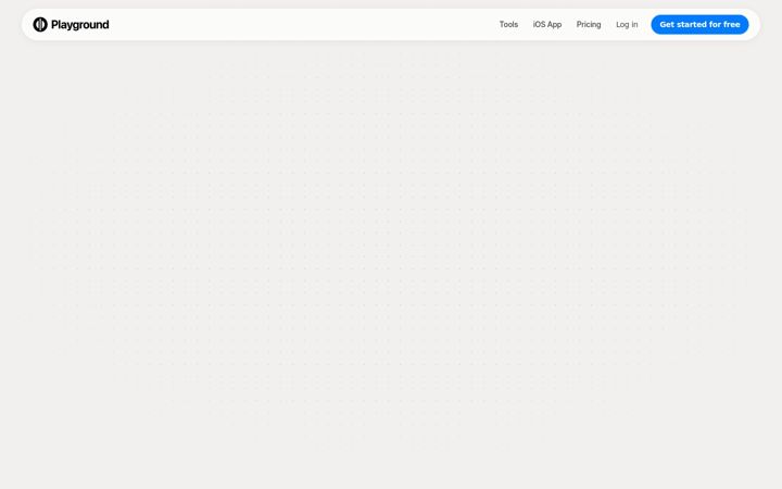 Screenshot of playground.com