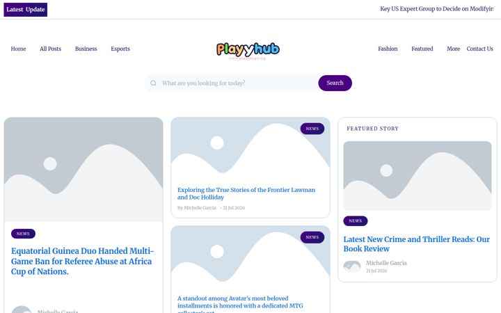 Screenshot of playhubblog.nl