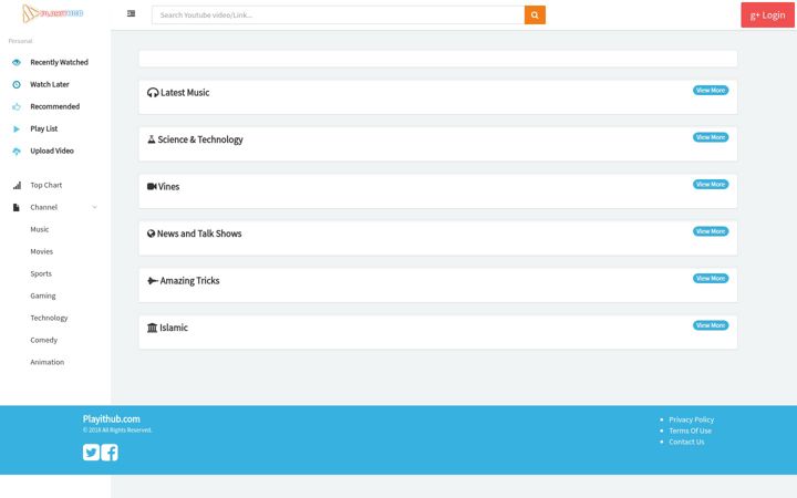 Screenshot of playithub.com