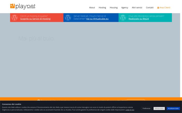 Screenshot ta' playnet.it