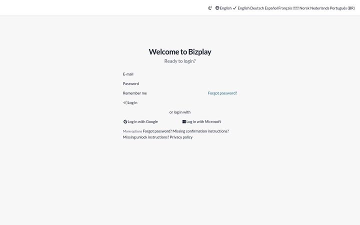 Screenshot of playr.biz