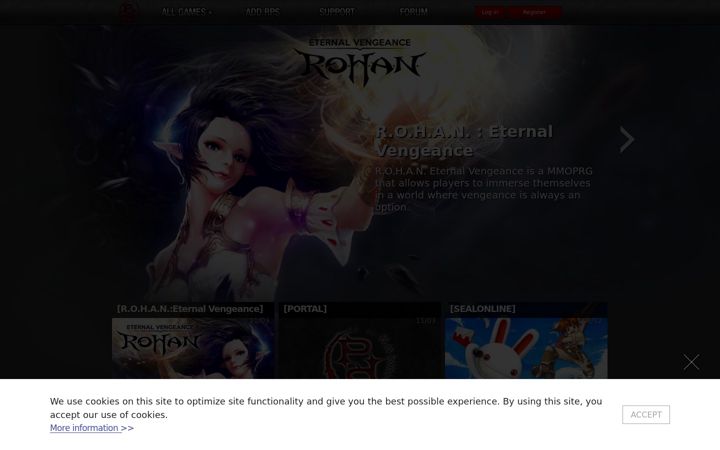Screenshot of playrohan.com