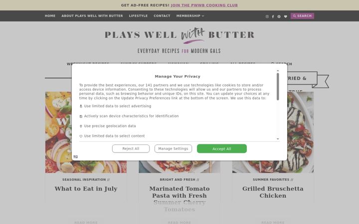 Screenshot of playswellwithbutter.com