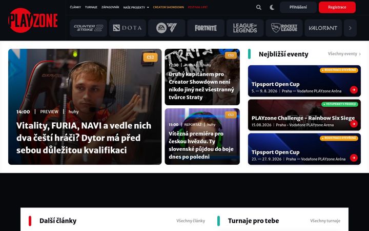 Screenshot of playzone.cz