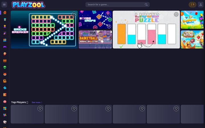 Screenshot of playzool.com