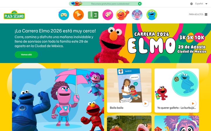 Screenshot of plazasesamo.com