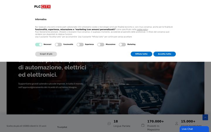 Skärmbild av plc-city.com