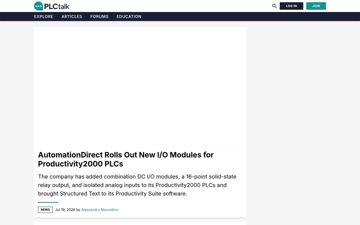 Screenshot of plctalk.net
