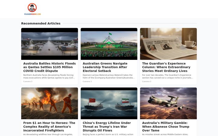 Screenshot of pleaserobme.com